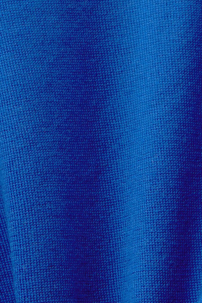 Rollkragenpullover aus Wolle, BRIGHT BLUE, detail image number 5