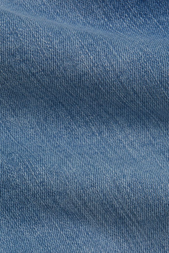Capri-Jeans aus Organic Cotton, BLUE LIGHT WASHED, detail image number 4