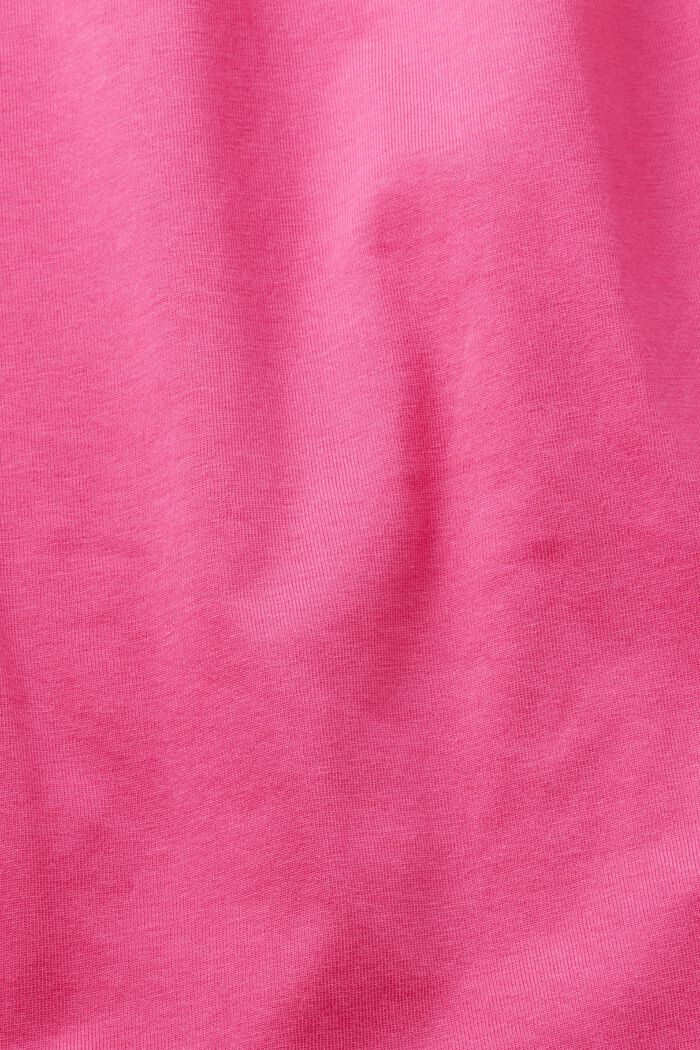 T-Shirt mit Herz-Print, PINK FUCHSIA, detail image number 4