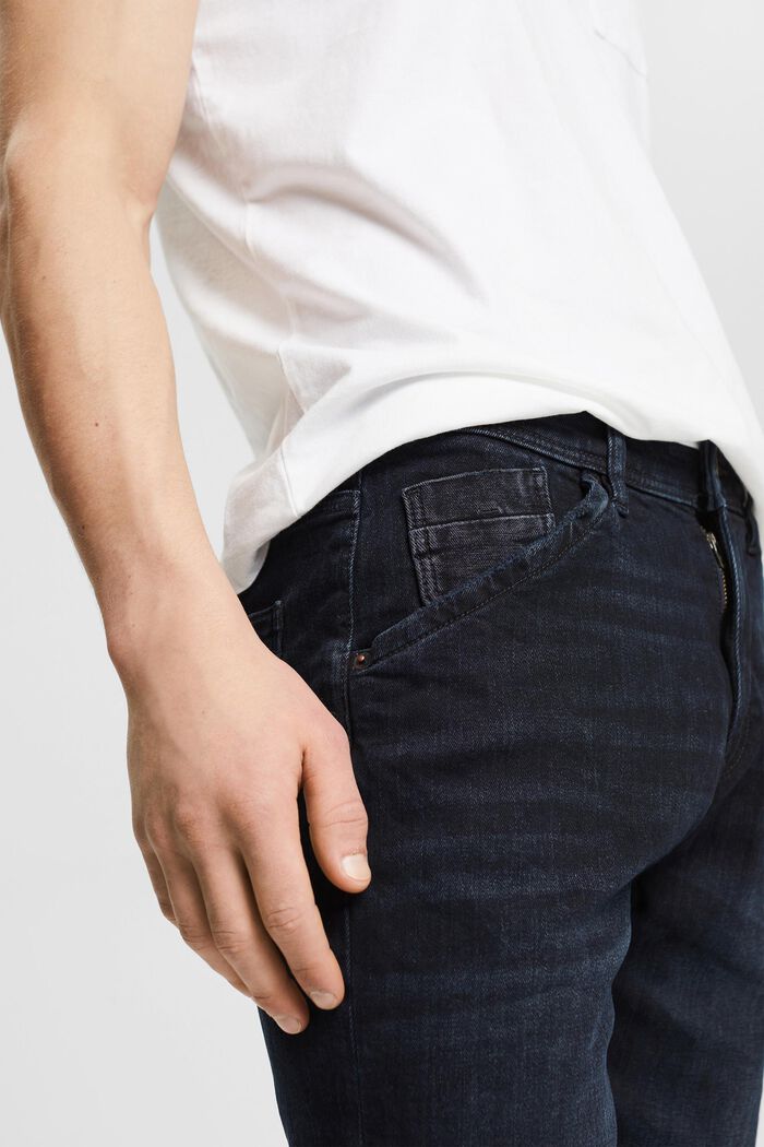 Jeans-Shorts aus Baumwolle, BLUE BLACK, detail image number 2
