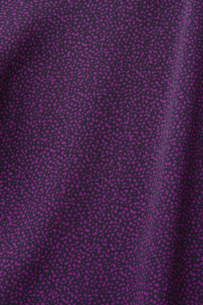 Bluse mit Muster, LENZING™ ECOVERO™, DARK PINK, detail image number 4