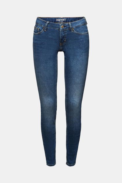 Recycelt: Skinny Jeans mit niedrigem Bund
