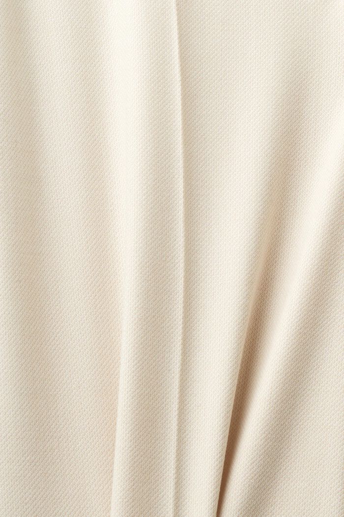 Elegante Cropped-Hose mit hohem Bund, LIGHT BEIGE, detail image number 5