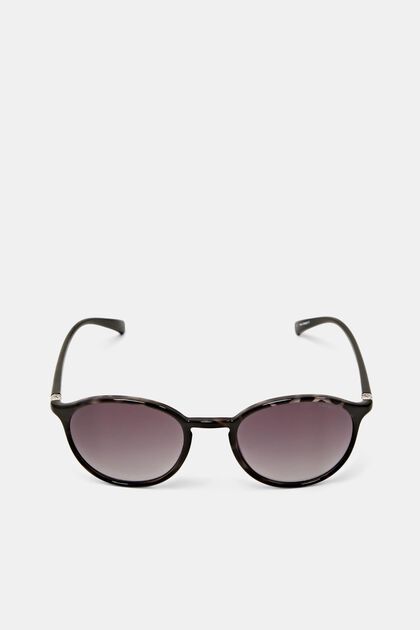 Unisex-Sonnenbrille mit runden Verlaufsgläsern