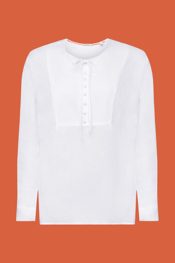 Blouses woven Loose fit, WHITE, detail image number 6