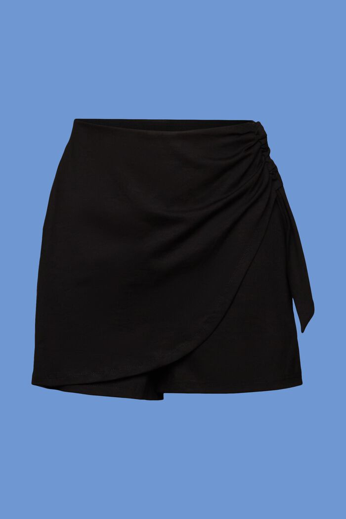 Jersey-Shorts im Wickellook, BLACK, detail image number 6