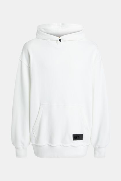Hoodie im Oversize-Look, WHITE, overview