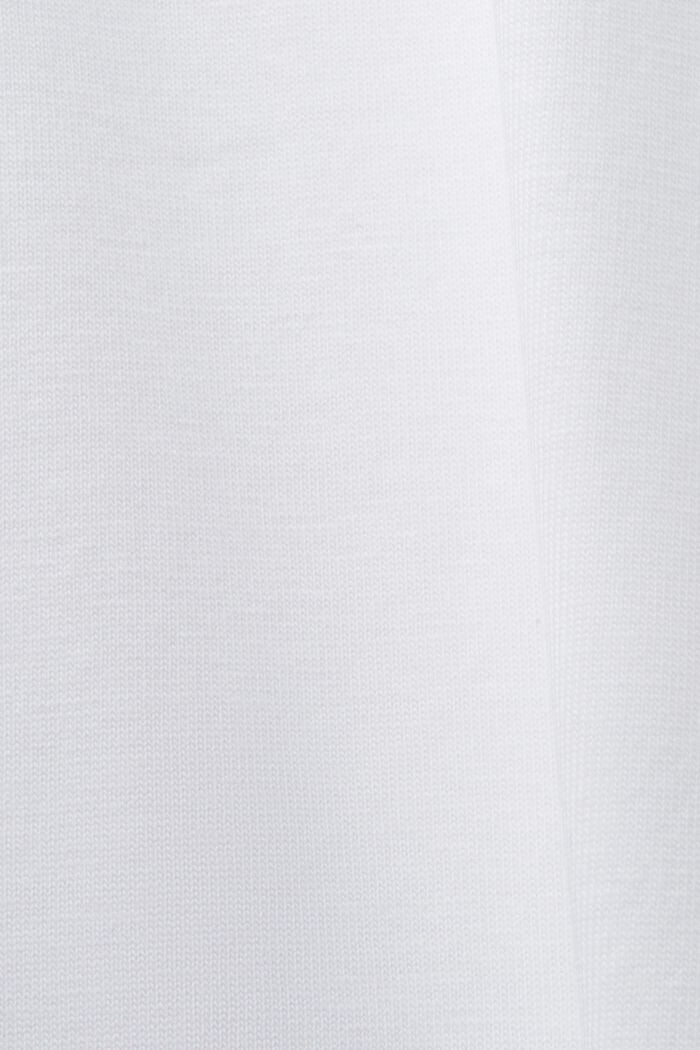 CURVY Baumwoll-T-Shirt mit Print auf der Vorderseite, WHITE, detail image number 1