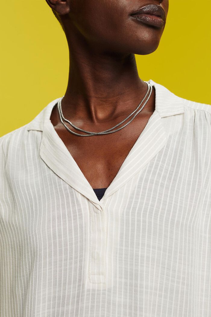 Locker geschnittene Bluse, LENZING™ ECOVERO™, PASTEL GREY, detail image number 2