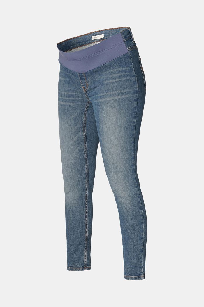 MATERNITY Jeggings in Cropped-Länge, BLUE MEDIUM WASHED, detail image number 5