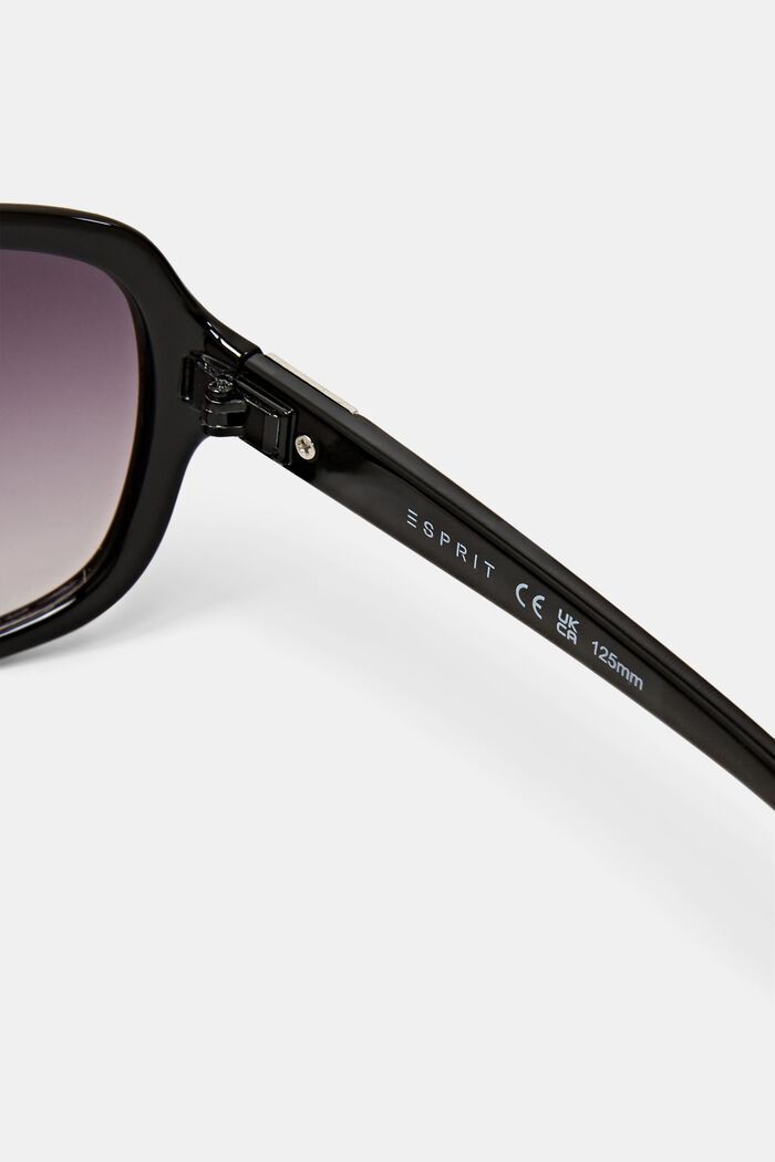 Sonnenbrille mit zeitlosem Design, BLACK, detail image number 3