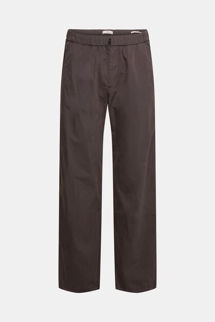 Pants mit elastischem Bund, BLACK, overview