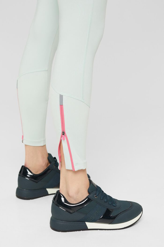 Recycelt: Stretch-Leggings mit E-Dry, PASTEL GREEN, detail image number 5