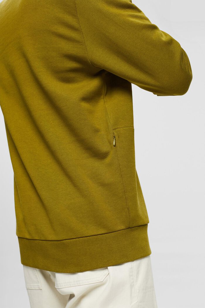 Sweatshirt mit Zippertasche, OLIVE, detail image number 2