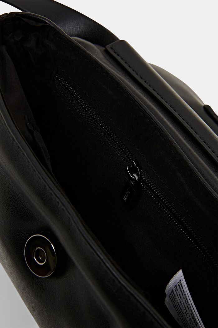 Kleine gepolsterte Crossbody-Tasche, BLACK, detail image number 3