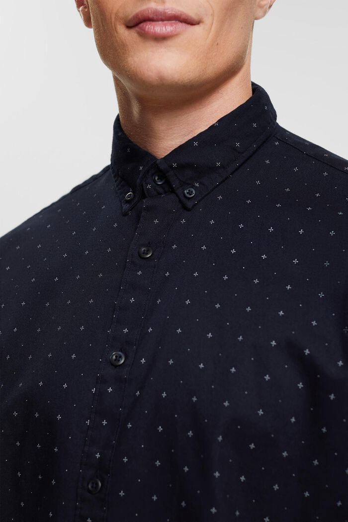 Button-Down-Hemd mit Micro-Print, NAVY, detail image number 2