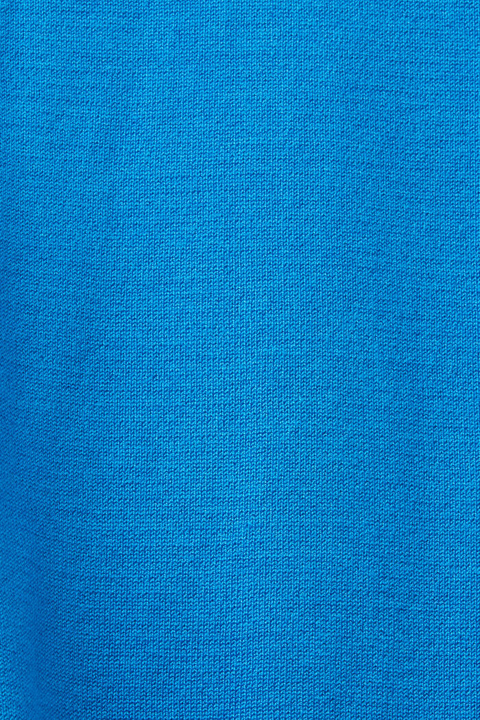 Pullover mit Stehkragen, LENZING™ ECOVERO™, BLUE, detail image number 5