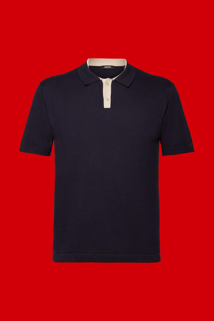 Poloshirt mit TENCEL™ und nachhaltiger Baumwolle, NAVY, detail image number 6