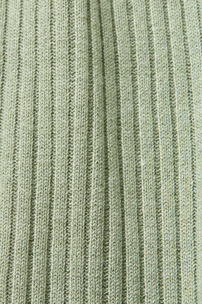 Tank Top in Rippstrick, PALE KHAKI, detail image number 5