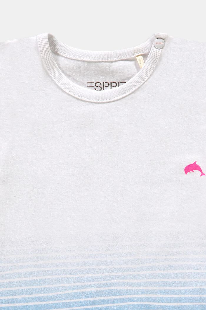 T-Shirt mit Print, Organic Cotton, WHITE, detail image number 2