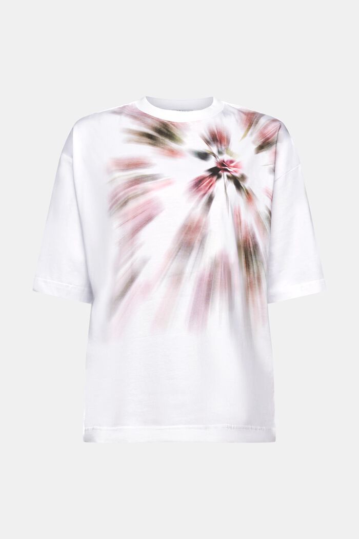 Oversize-T-Shirt mit Grafikprint, WHITE, detail image number 6