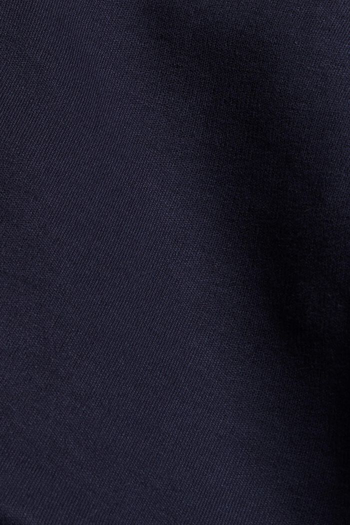 Sweatshirt mit Reißverschluss, Baumwollmix, NAVY, detail image number 4