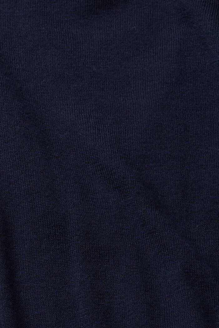 Pullover im Wickeldesign, NAVY, detail image number 1
