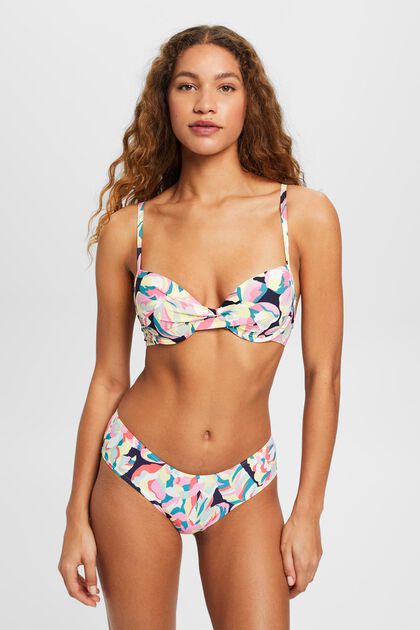 Bikini-Hipster mit floralem Print