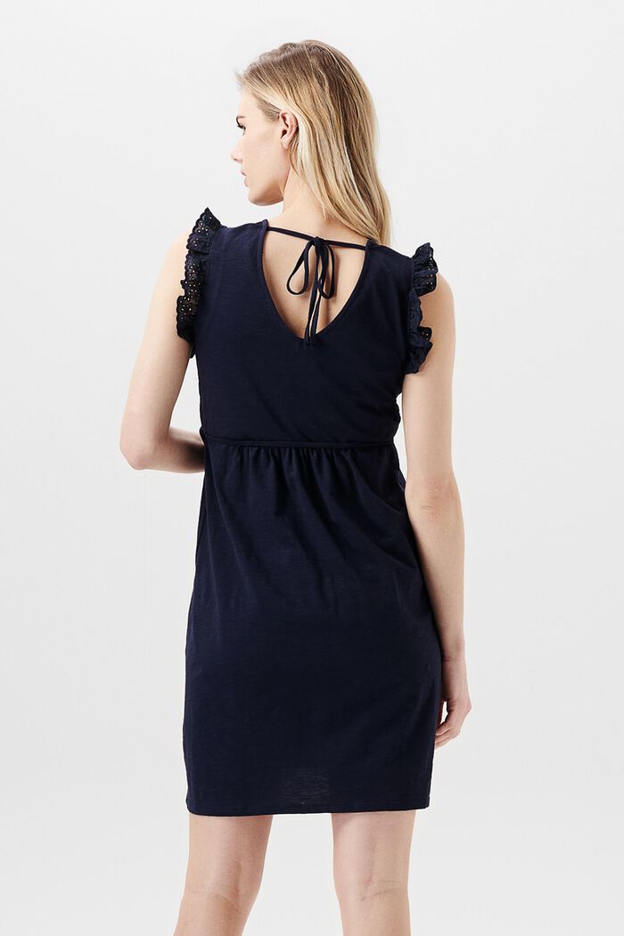 Jersey-Kleid aus Organic Cotton, NIGHT SKY BLUE, detail image number 2
