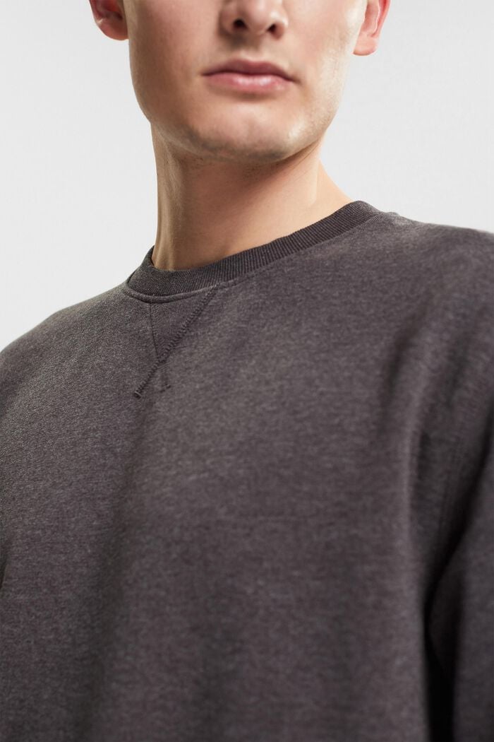 Recycelt: Sweatshirt, DARK GREY, detail image number 2