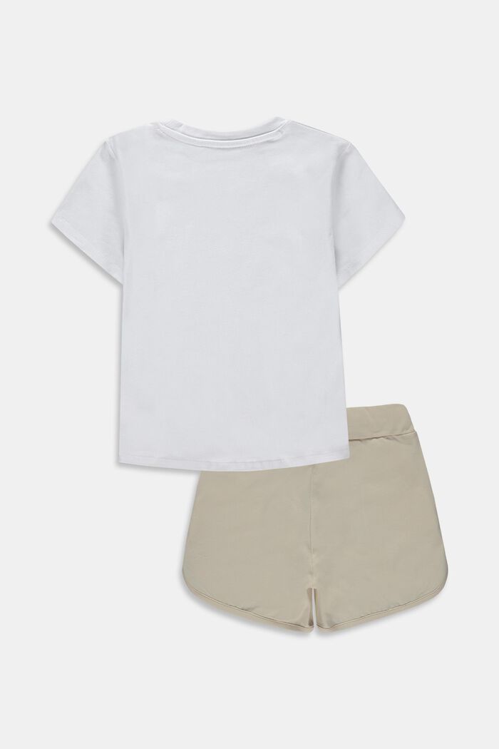 Gemischtes Set: T-Shirt und Shorts, WHITE, detail image number 1