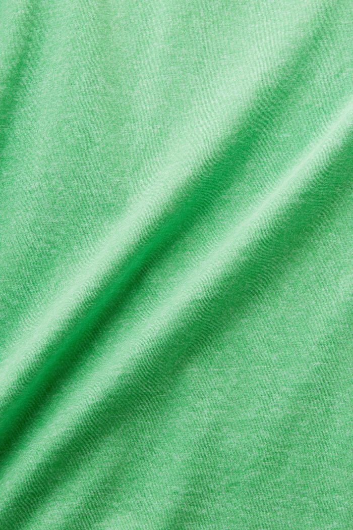 Meliertes T-Shirt, CITRUS GREEN, detail image number 4