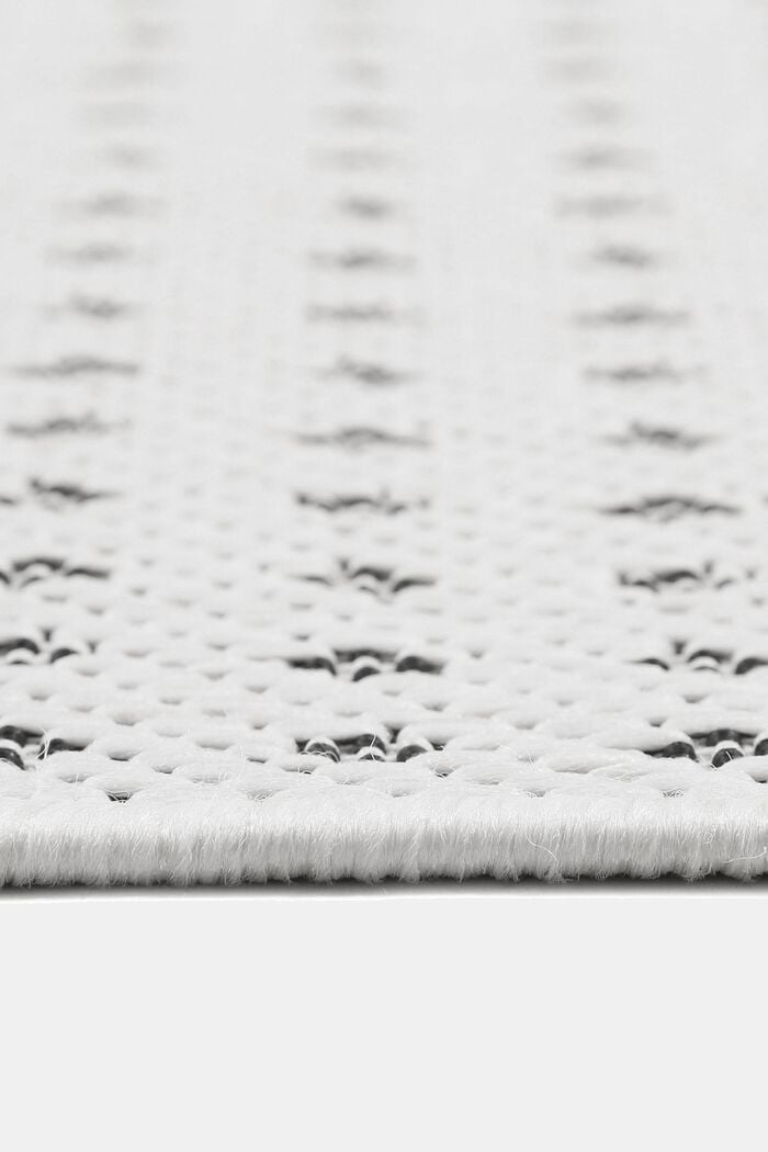 Kurzflor-Teppich für Indoor und Outdoor, WHITE, detail image number 1