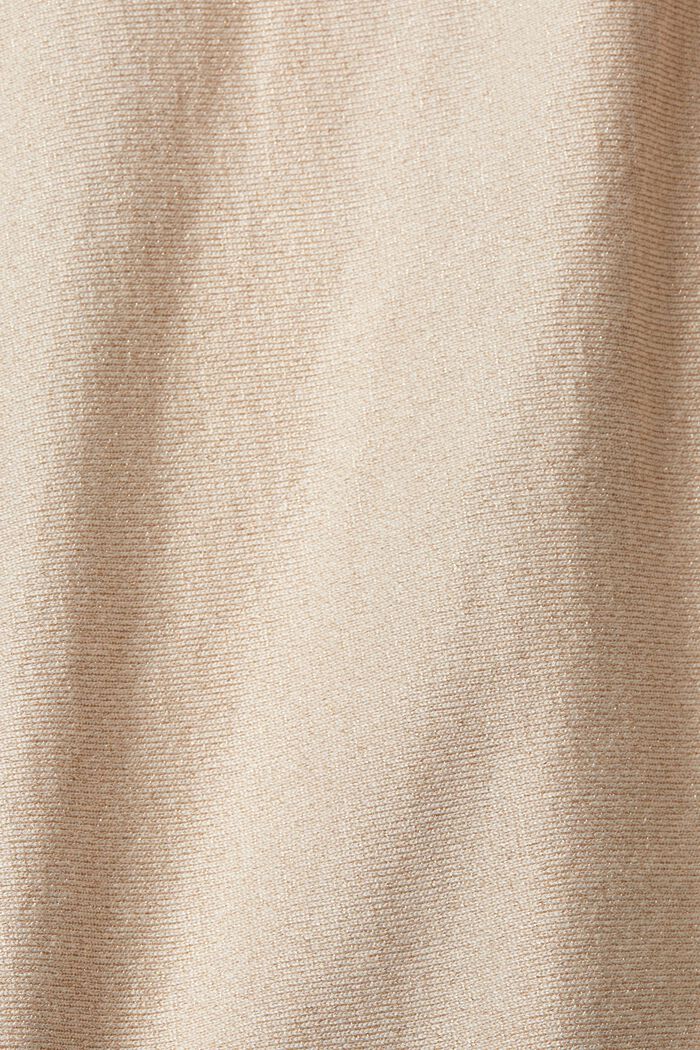 Funkelnder Pullover, LENZING™ ECOVERO™, DUSTY NUDE, detail image number 6