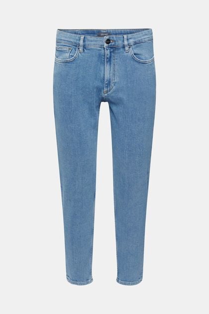 Jeans in Karottenform, BLUE BLEACHED, overview