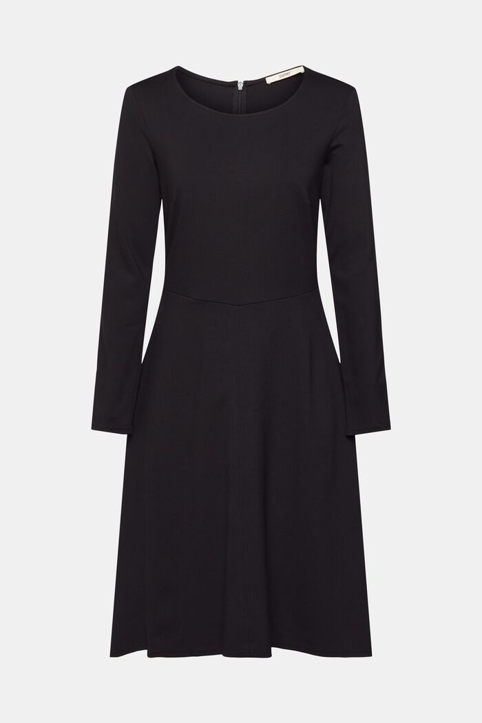 Kleid aus Punto-Jersey, BLACK, detail image number 6