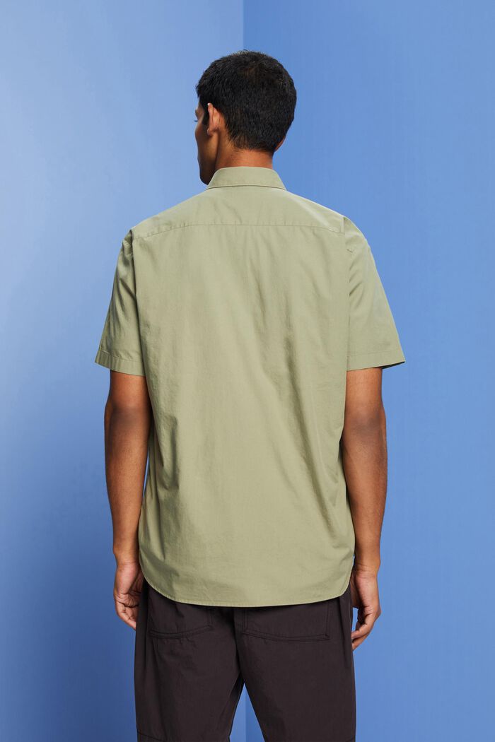 Kurzärmeliges Button-Down-Hemd, LIGHT KHAKI, detail image number 3