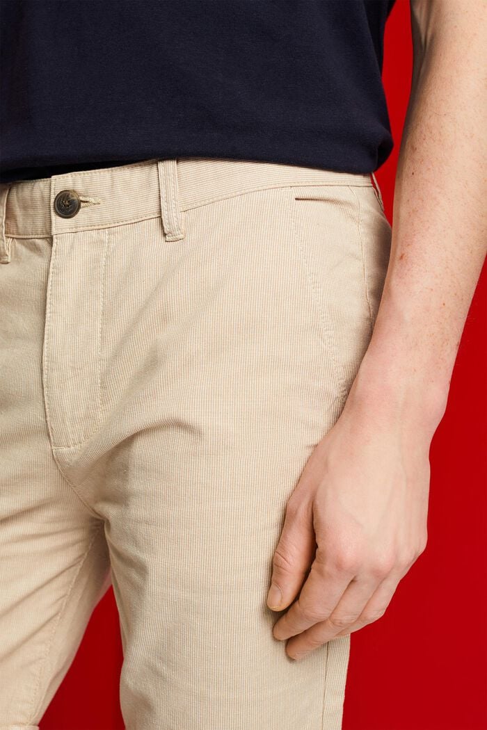 Zweifarbige Chino-Shorts, LIGHT BEIGE, detail image number 2