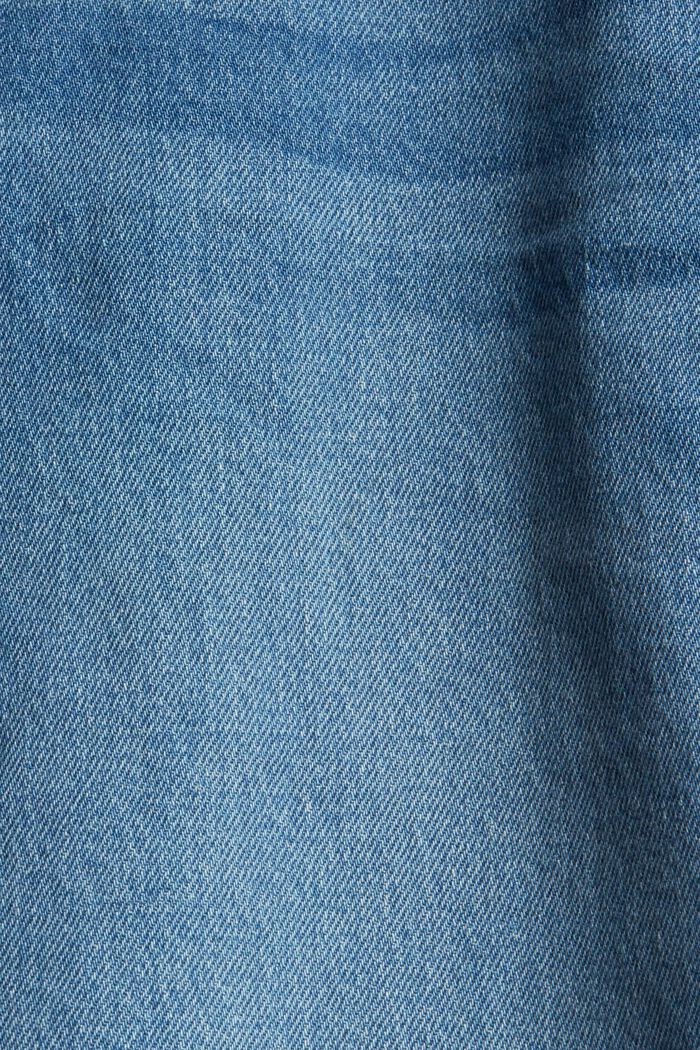Jeans Shorts aus Baumwolle, BLUE BLEACHED, detail image number 1