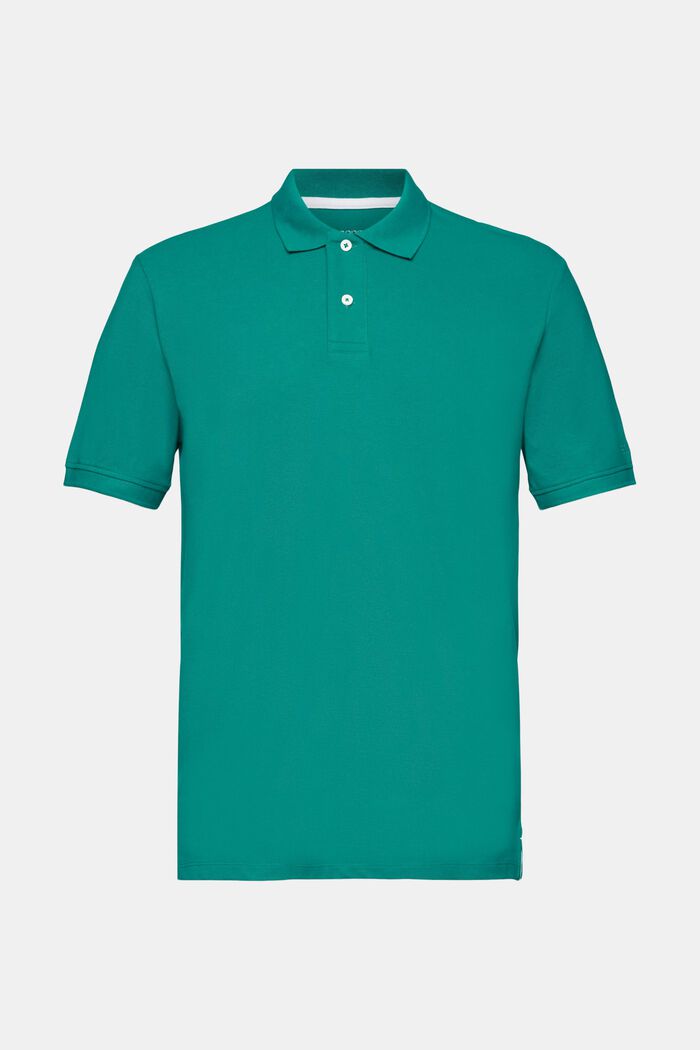 Slim Fit Poloshirt, EMERALD GREEN, detail image number 7
