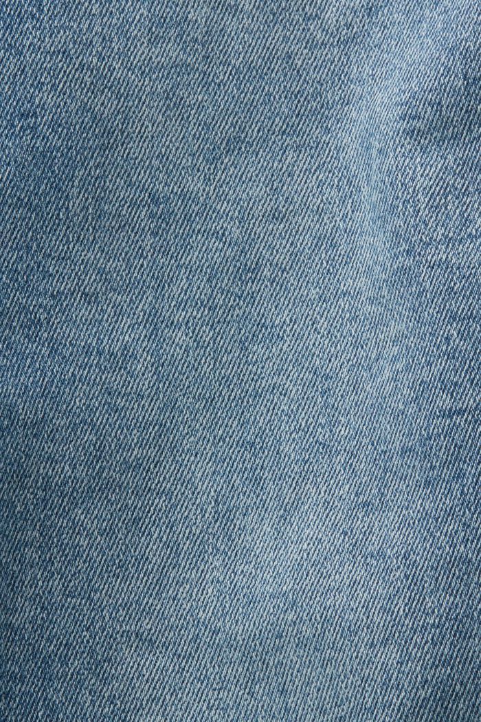 Recycelt: Schmale Jeans mit mittelhohem Bund, BLUE LIGHT WASHED, detail image number 6
