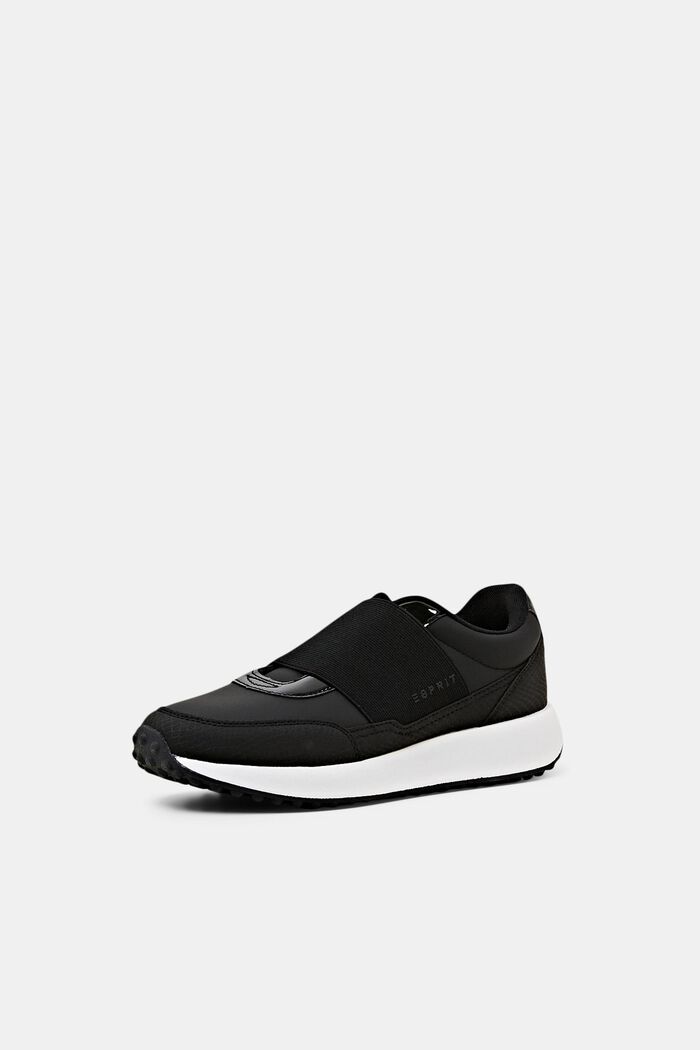 Slip-on-Sneakers in Lederoptik, BLACK, detail image number 2