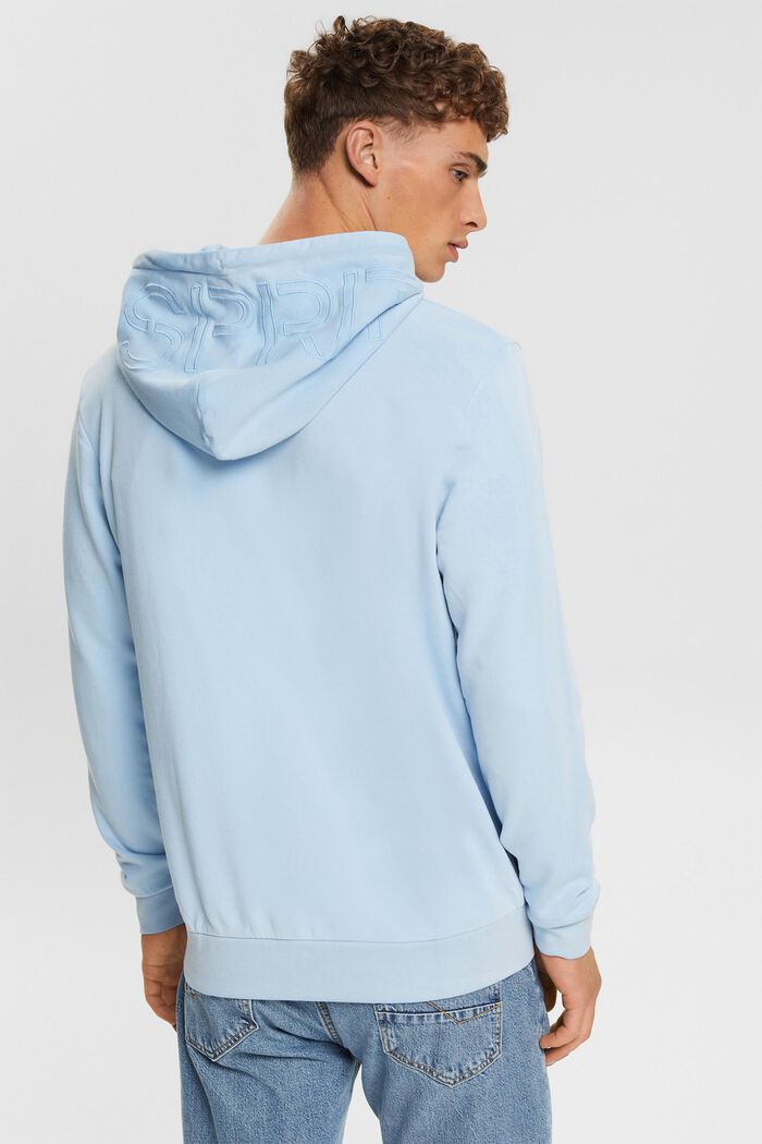 Recycelt: Sweatshirt mit Kapuze, LIGHT BLUE, detail image number 3