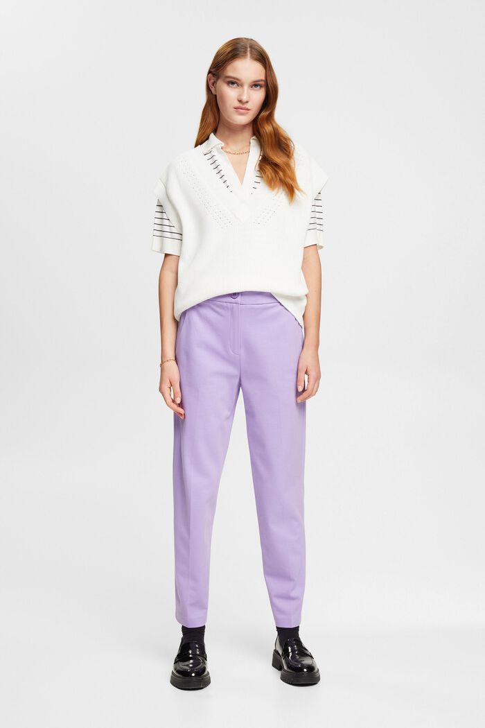 SPORTY PUNTO Mix & Match Tapered Pants, LAVENDER, detail image number 1