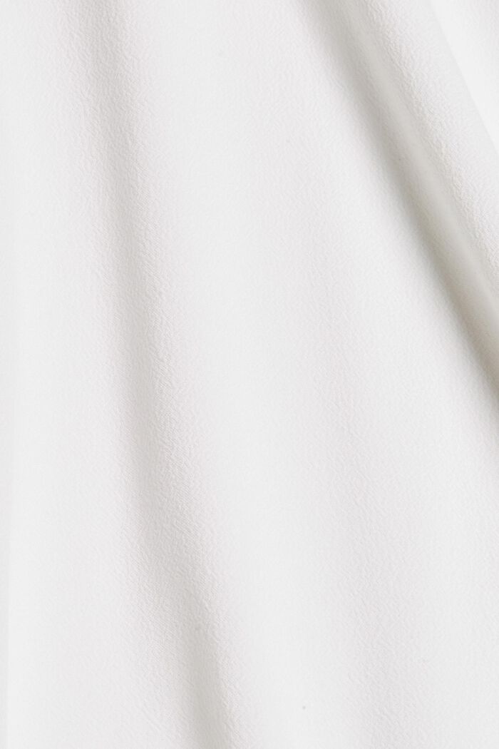 Kurzärmelige Bluse aus LENZING™ ECOVERO™, OFF WHITE, detail image number 4