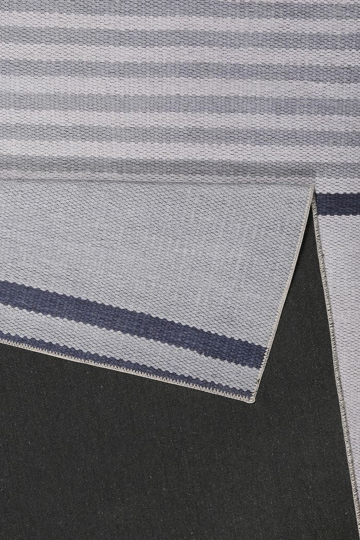 Kurzflor-Teppich mit upgecycelter Baumwolle, LIGHT BLUE, detail image number 2