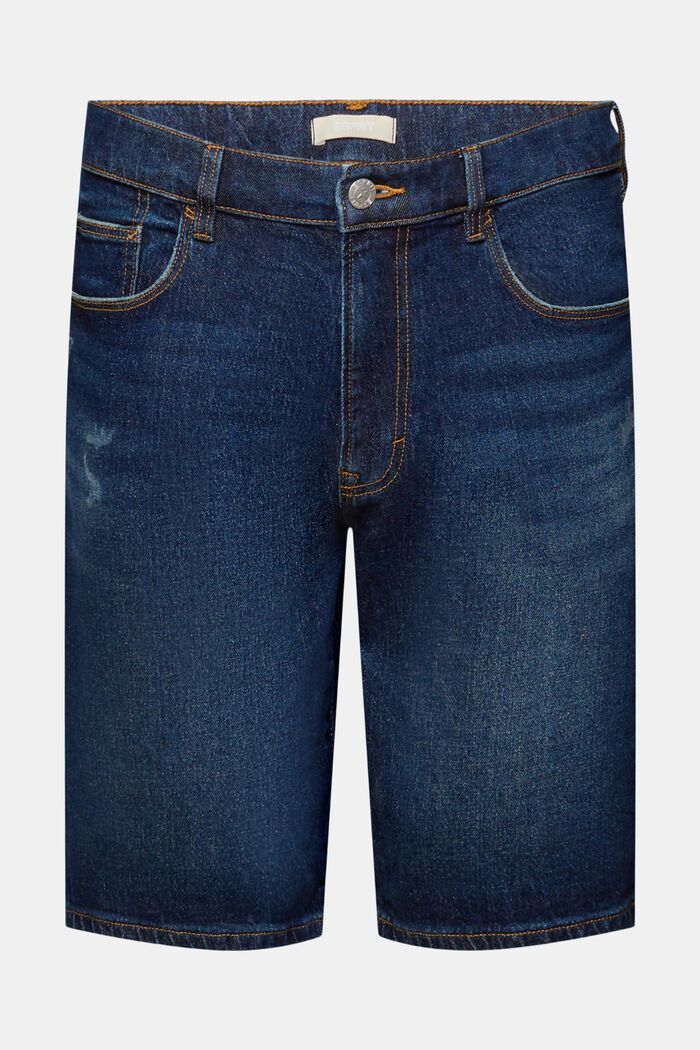 Jeans-Bermudashorts, BLUE LIGHT WASHED, detail image number 7