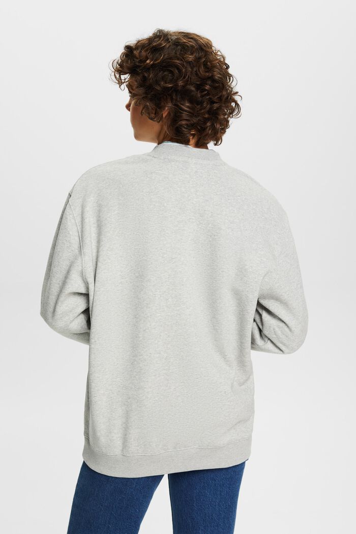 Sweatshirt aus Baumwollmix, LIGHT GREY, detail image number 3