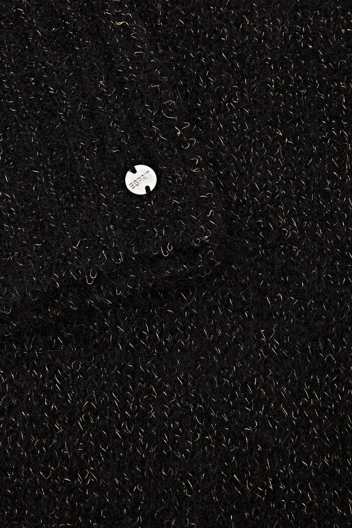 Schal aus Mohair-Woll-Mix, BLACK, detail image number 1