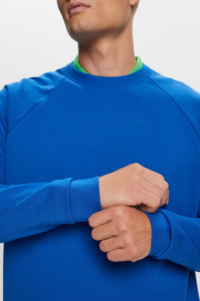 Klassisches Sweatshirt, Baumwollmix, BRIGHT BLUE, detail image number 2